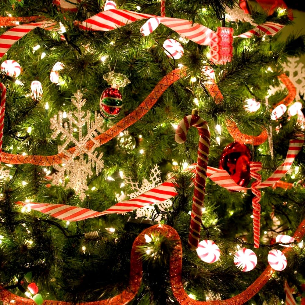 candy christmas decorations