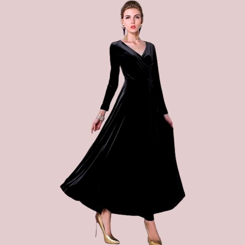 velvet holiday dress