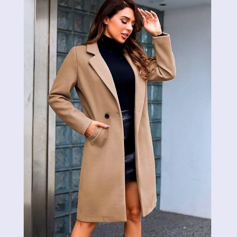 brown trench coat