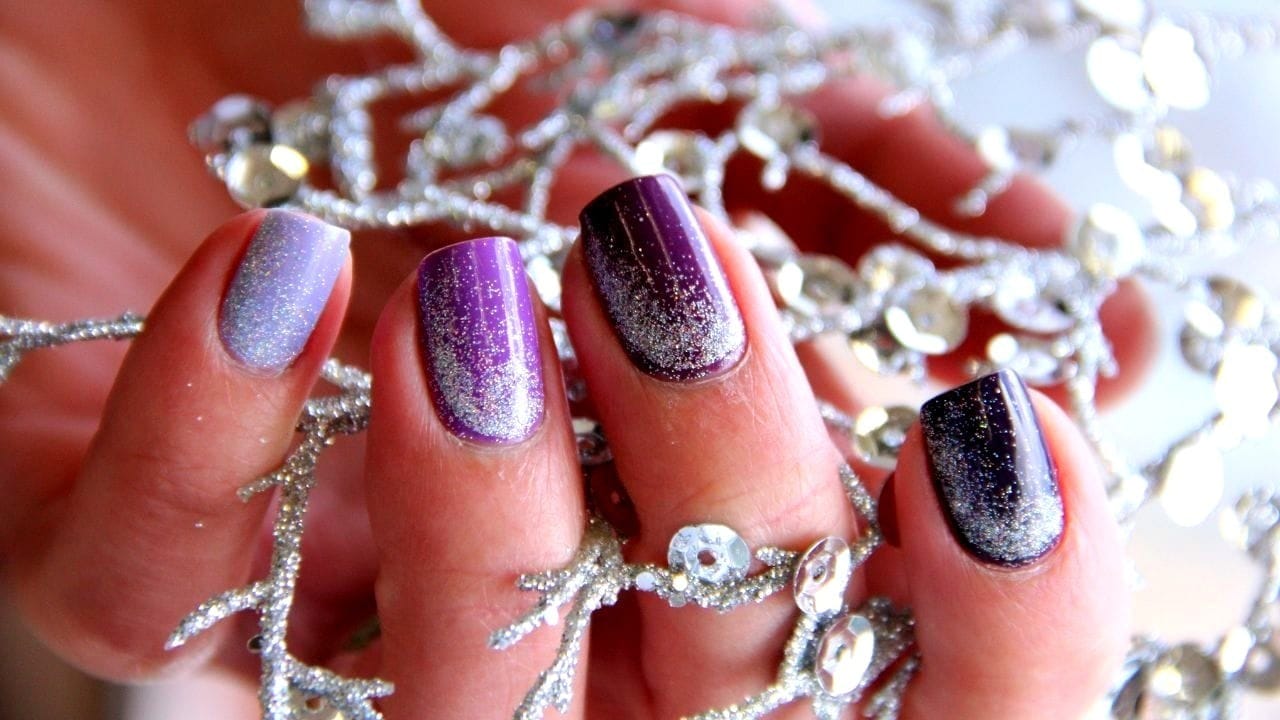 glitter nail polish