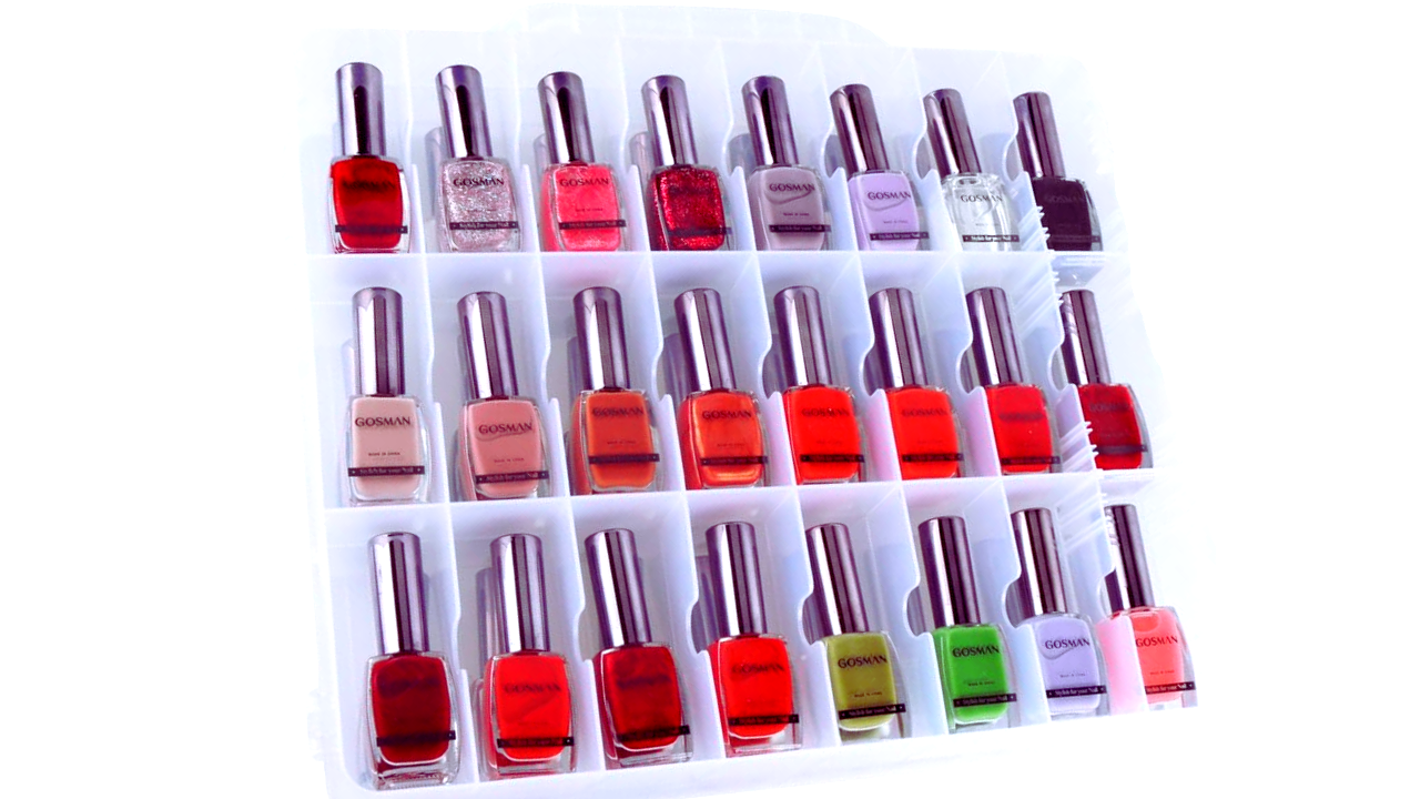 nail polish organizer case