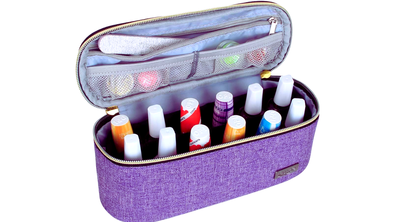 nail polish organizer case