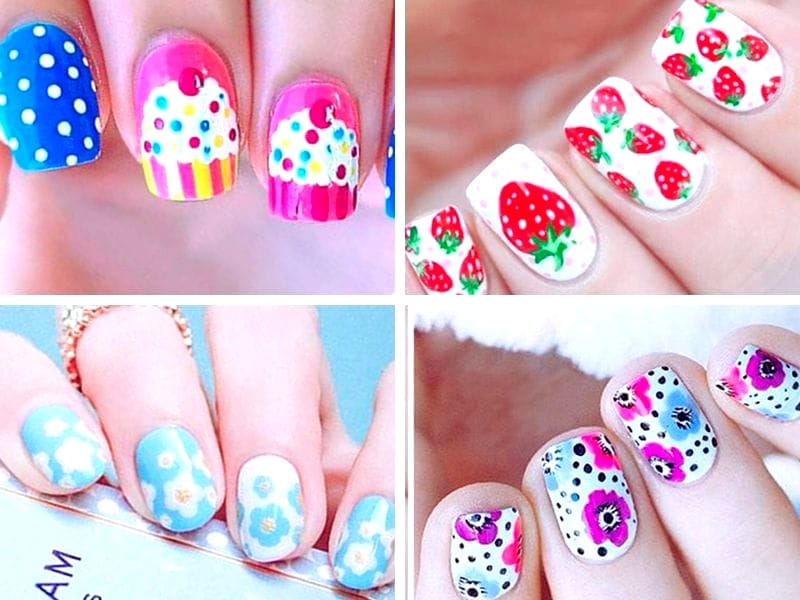 How to make a dot nail design