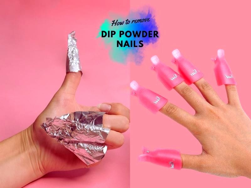 how to remove dip powder nails