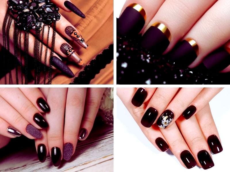 is black nail polish classy