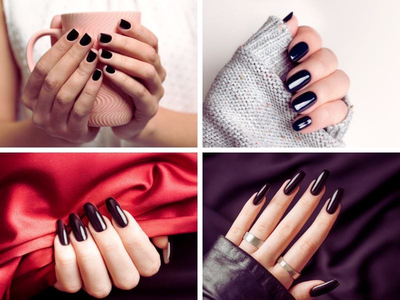 how long does black gel polish take to dry