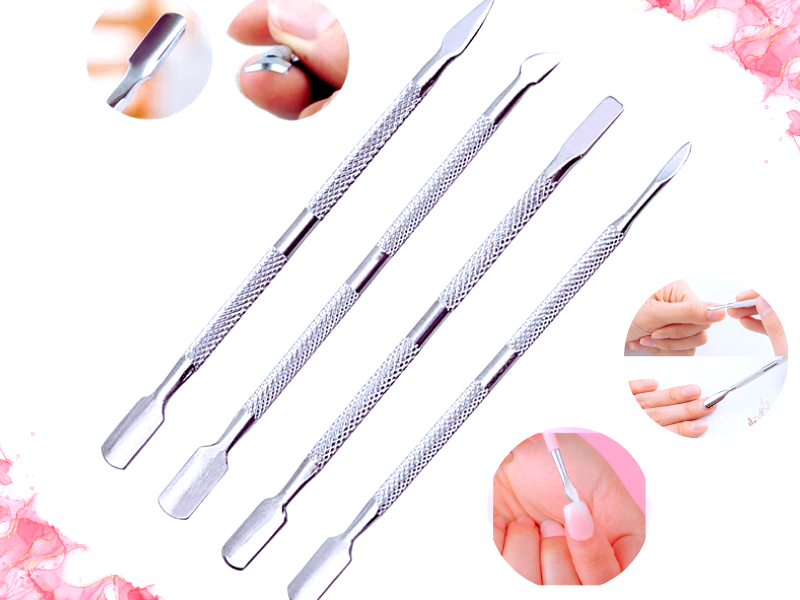 How can I sharpen my cuticle pusher at home