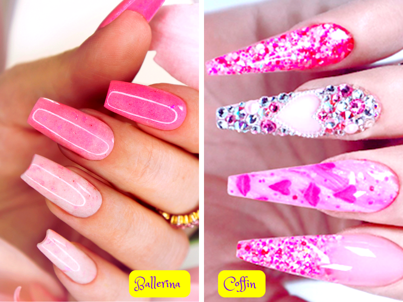 Is ballerina and coffin nails the same