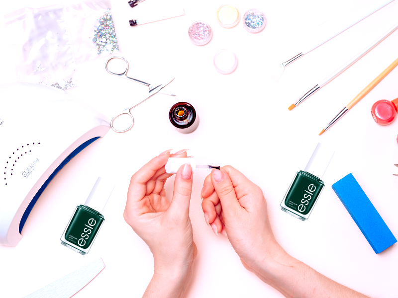 how to make emerald green nail polish