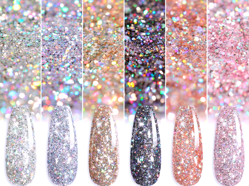 Can you put glitter nail polish over regular nail polish