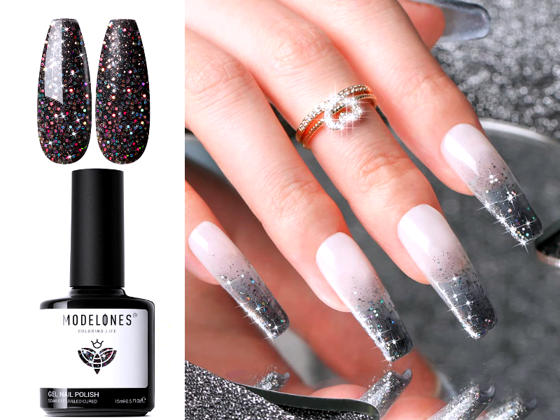 Does black glitter nail polish chip easily