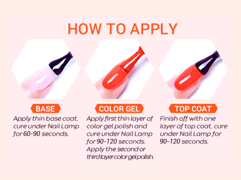 How do you apply base coat nail polish