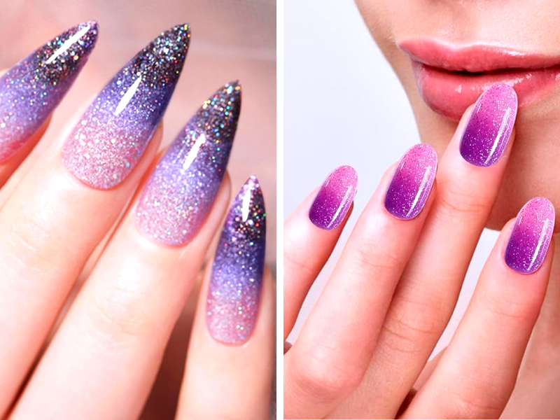 How does color changing nail polish work