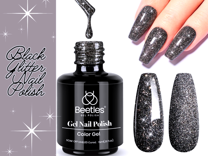 Is black glitter nail polish appropriate for all occasions