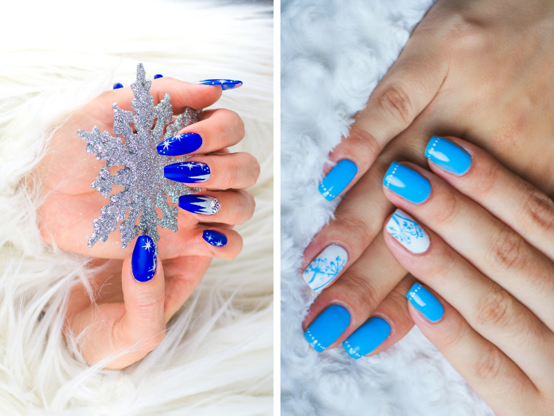 Is blue gel nail polish suitable for all seasons