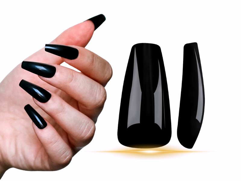 What are black coffin nails good for