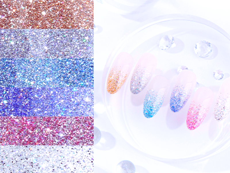 What are the benefits of glitter nail polish