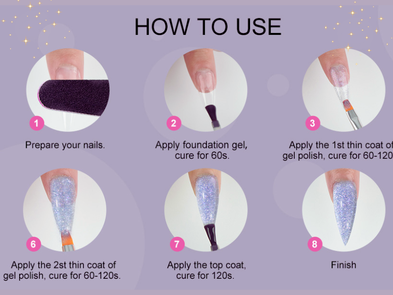 What is glitter gel for nails