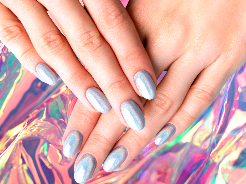 What is holographic nail polish