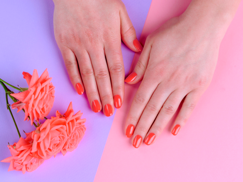 Are neon orange nails trendy