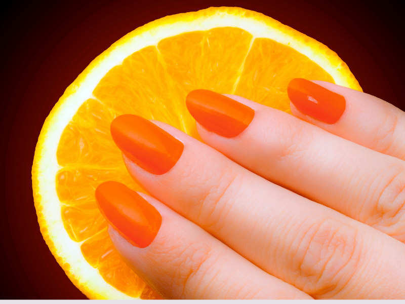 Can I wear neon orange nails with other nail colors