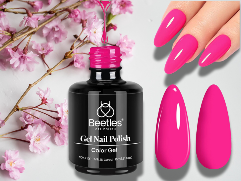 Can hot pink nail polish be worn year-round