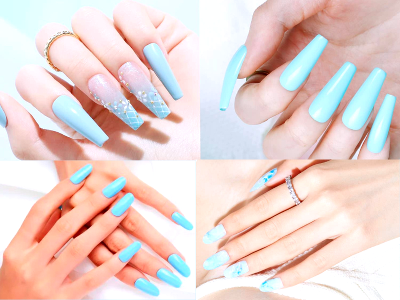 Is light blue a summer nail color 