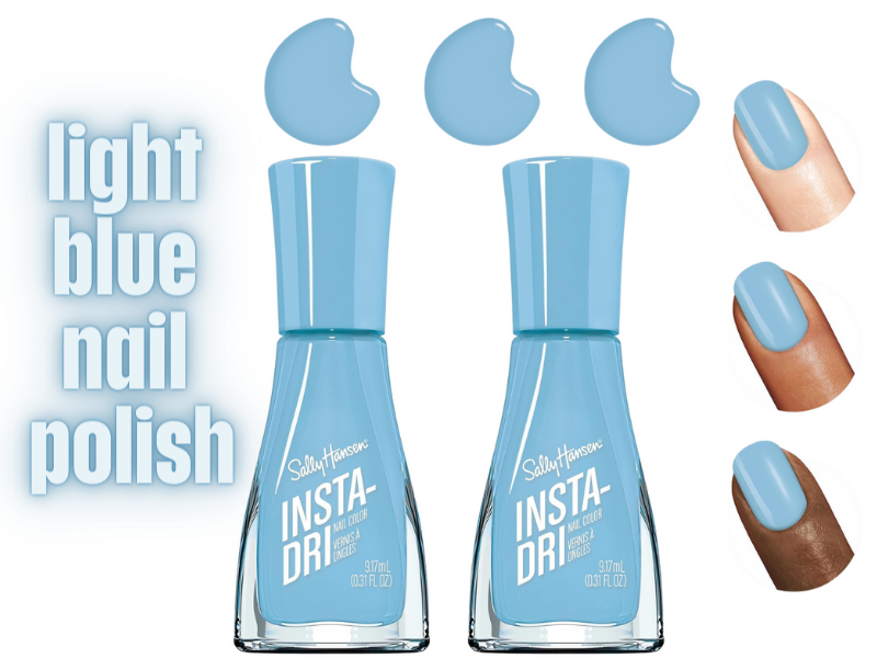 Is light blue a summer nail color 