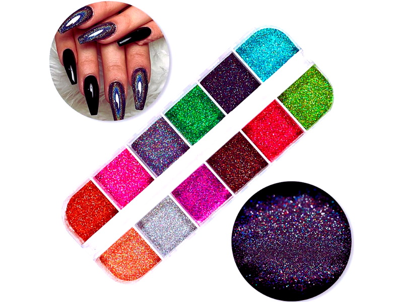 Is nail glitter powder safe for skin