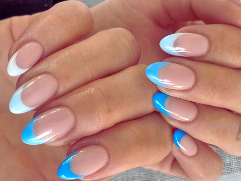 What Colors Go Well with Light Blue Nail Polish