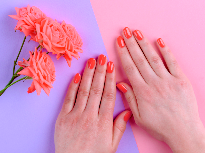 What shades fall under coral nail polish