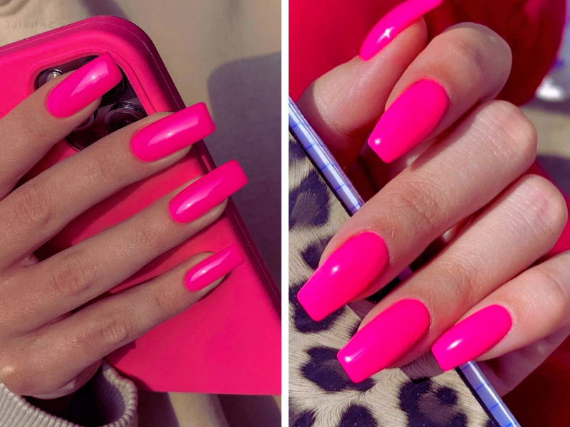 what does hot pink nail polish symbolize