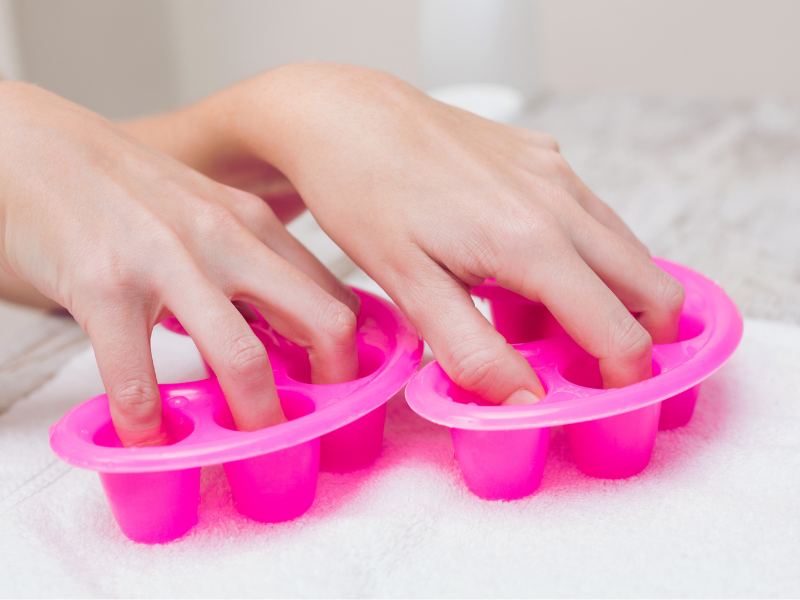 nail polish remover clips