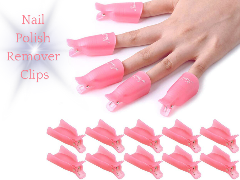 nail polish remover clips