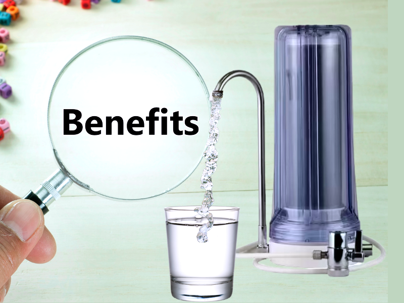 benefit of using countertop water filter