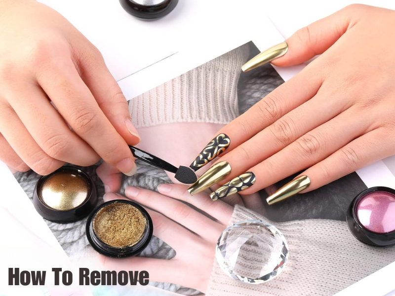 fall chrome nails how to remove