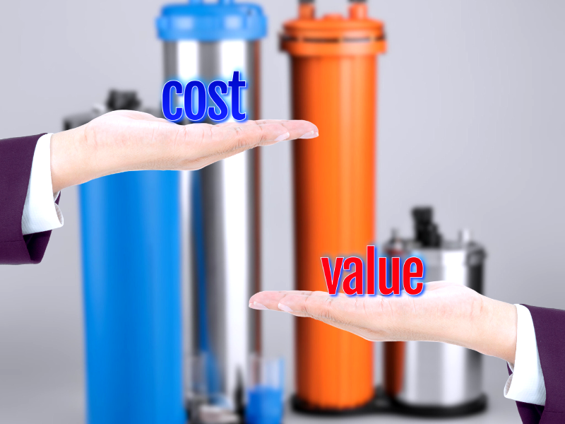 cost and value of inline water filters