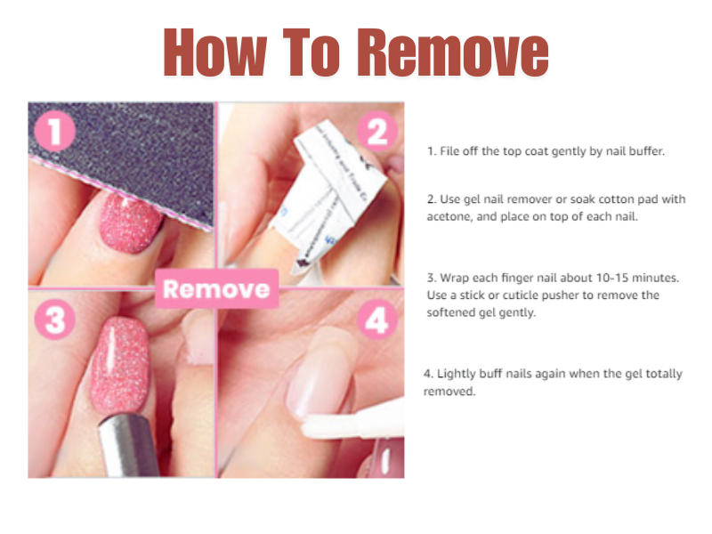 How to remover iridescent nail polish