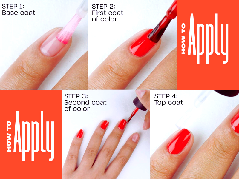 how to apply topcoat for nails