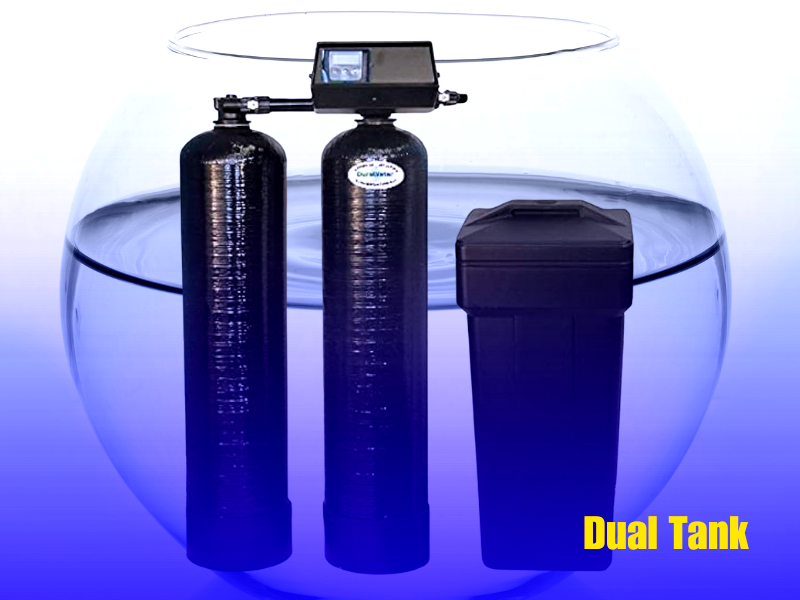 dual tank water softener