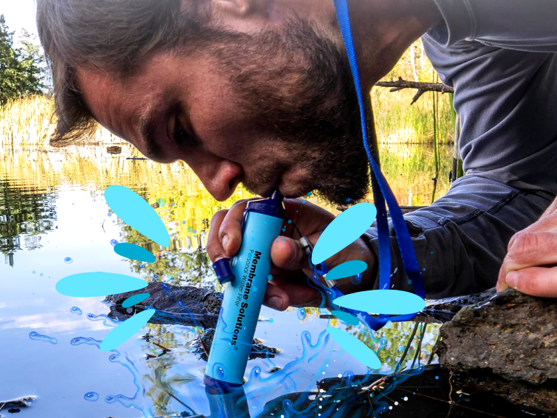 water filter straw