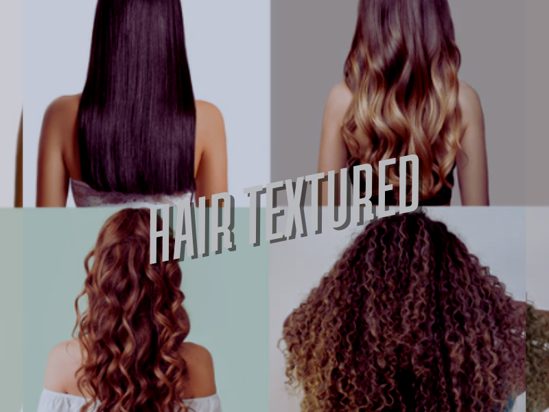 Back views of women with straight, wavy, curly, and coily hair—highlighting diverse hair textures.
