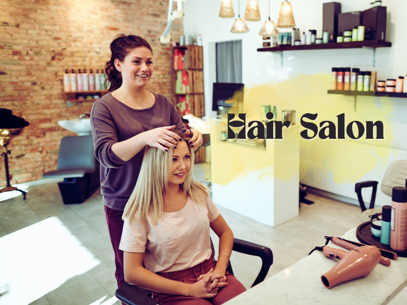 Hair stylist gently massages client’s scalp in salon—showing care, comfort, and trust in hair service.