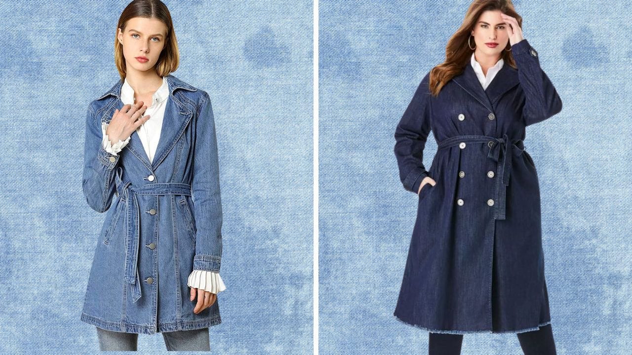 denim trench c
