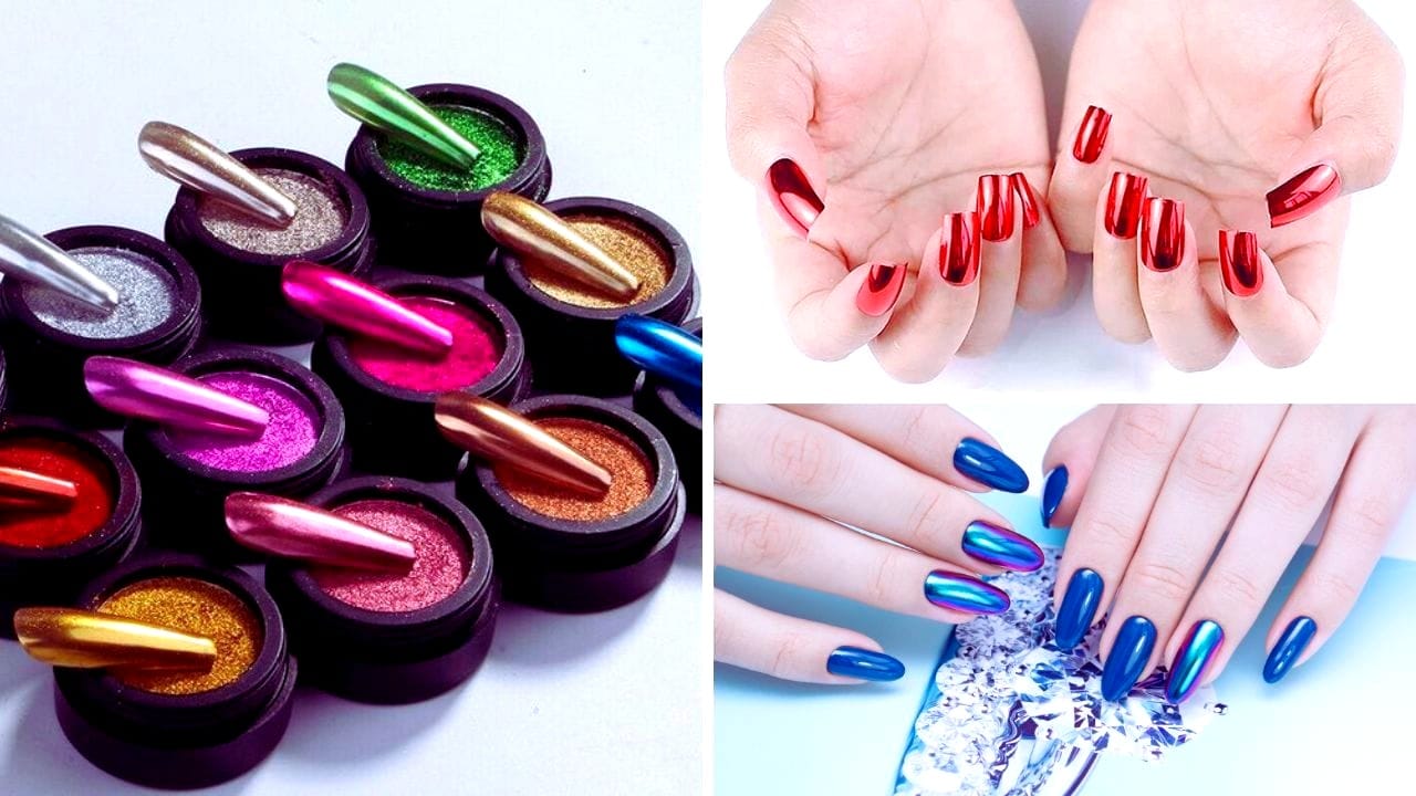 chrome nail powder