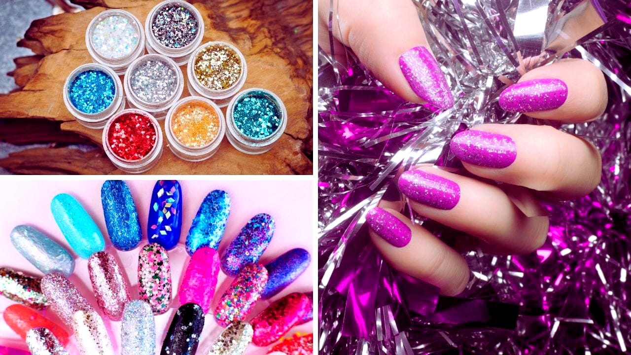 glitter nail polish