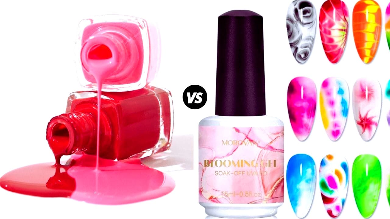 can I use regular nail polish with blooming gel