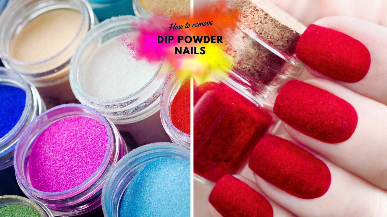 how to remove dip powder nails