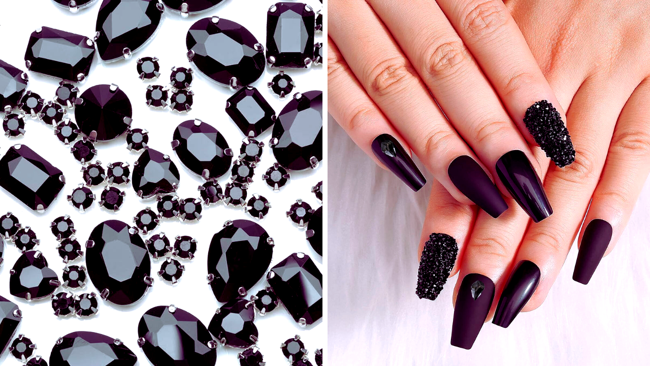 How do you use rhinestone nails