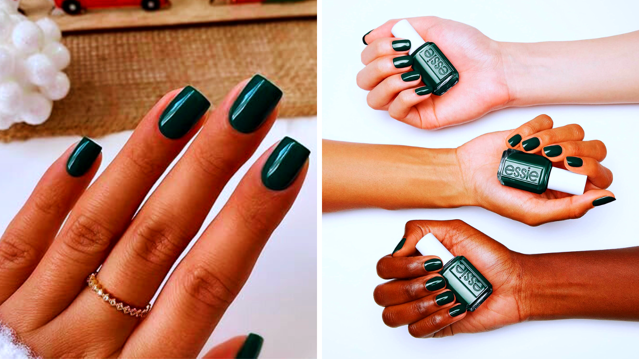 What does green nail polish symbolize